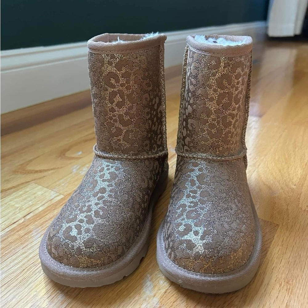 UGG Brown Leopard Print Boots